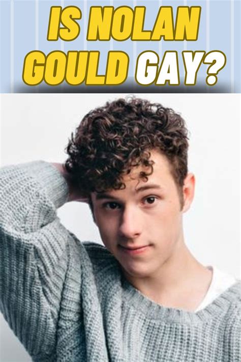 is nolan gould gay|Nolan Gould